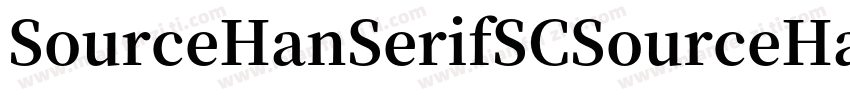 SourceHanSerifSCSourceHanSansCN Hea字体转换